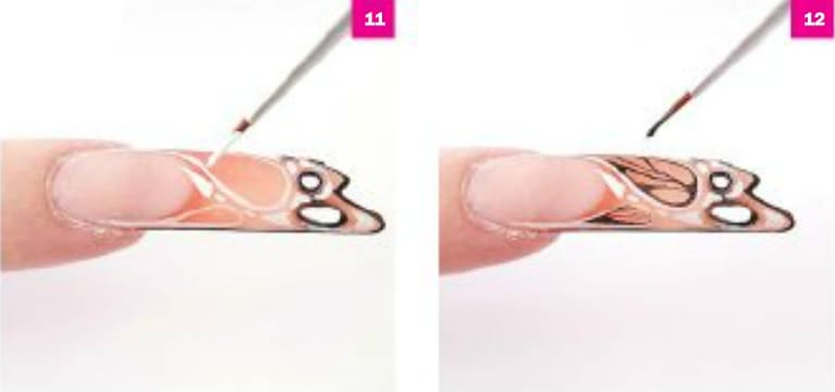 Создание  праздничного дизайна ногтей